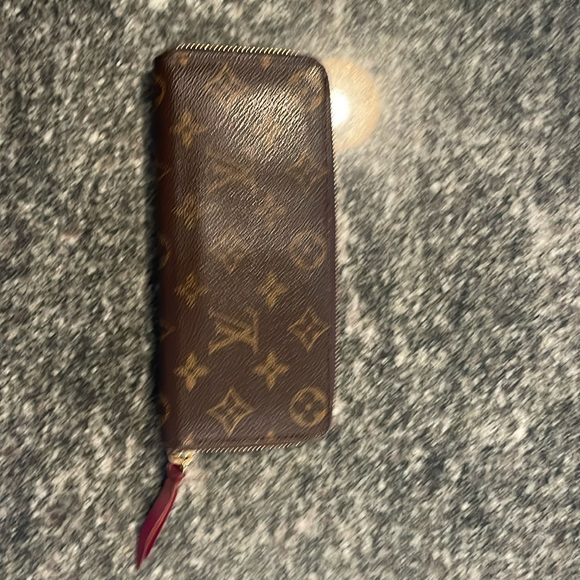๐บ Louis Vuitton Monogram Clemence Zippy Long Wallet Fuchsia Pink Interior - Picture 14 of 14